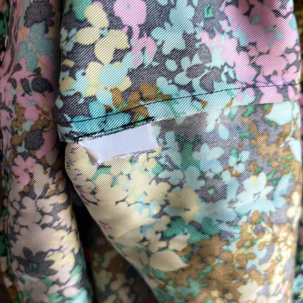 J. Crew Floral Multicolor Shirt Dress - Picture 8 of 8